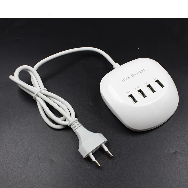 Универсальное зарядное устройство с разъемом EU USB для быстрой зарядки 6 8a 4 порта