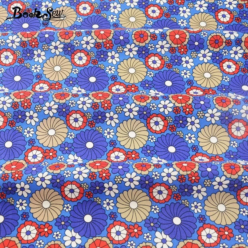 Booksew хлопок поплин Ткань Подушки платье лоскутное Текстиль для дома юбка рубашка