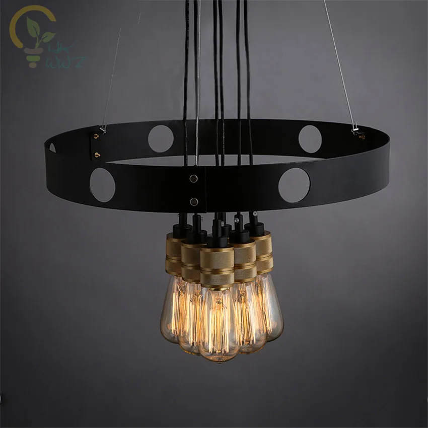 

Edison Bulb Pendant Light Vintage Iron Scandinavian Loft Pyramid Lamp Metal Pendant Lamp E27 Indoor Hanglamp for Bar Coffee