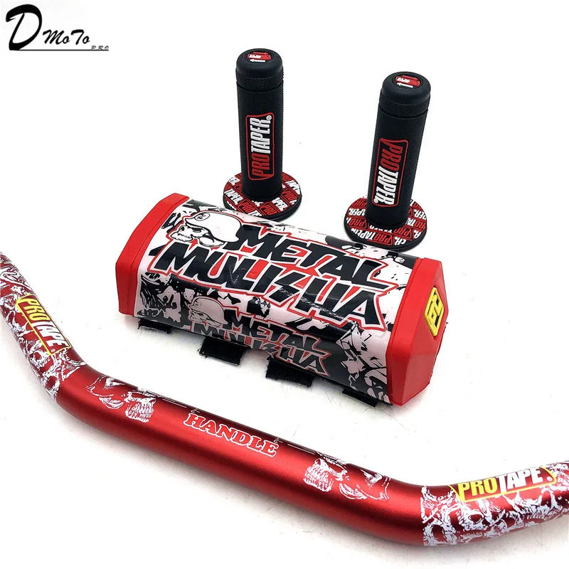 1-1/" Руль с барными накладками ручки для PROTAPER KTM CRF KLX Мотоцикл Dirt Pit Bike ATV Quad гоночный велосипед