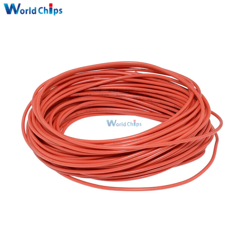 10-метровый красный Φ 24AWG провод с крючком 80C / 300V шнур DIY Electric | Электронные
