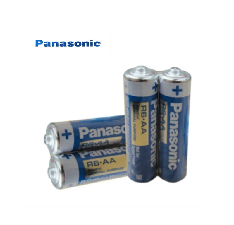 4 шт. Panasonic R6 1,5 в AA батареи щелочные батареи без ртути сухой аккумулятор для электрической игрушки фонарик часы мышь