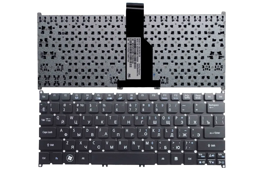 GZEELE Новая русская клавиатура для ноутбука ACER Aspire ONE B113 725 726 AO765 756 MS2346 V5-131 v5-121 v5-171 RU раскладка черный