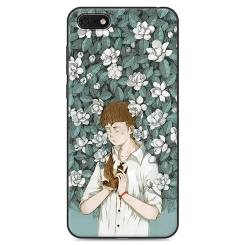 Чехол для Huawei Enjoy 8e lite Youth мягкие чехлы телефонов в литературном стиле Enjoy8e 5 45