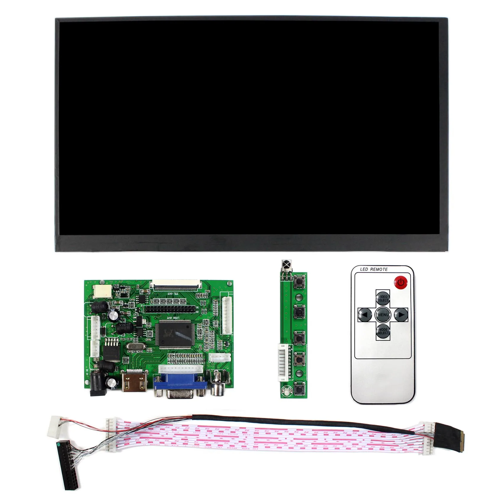 10 6 дюймовая LTL106AL01 1366x768 IPS HD ЖК панель дистанционного управления + HDMI VGA 2AV
