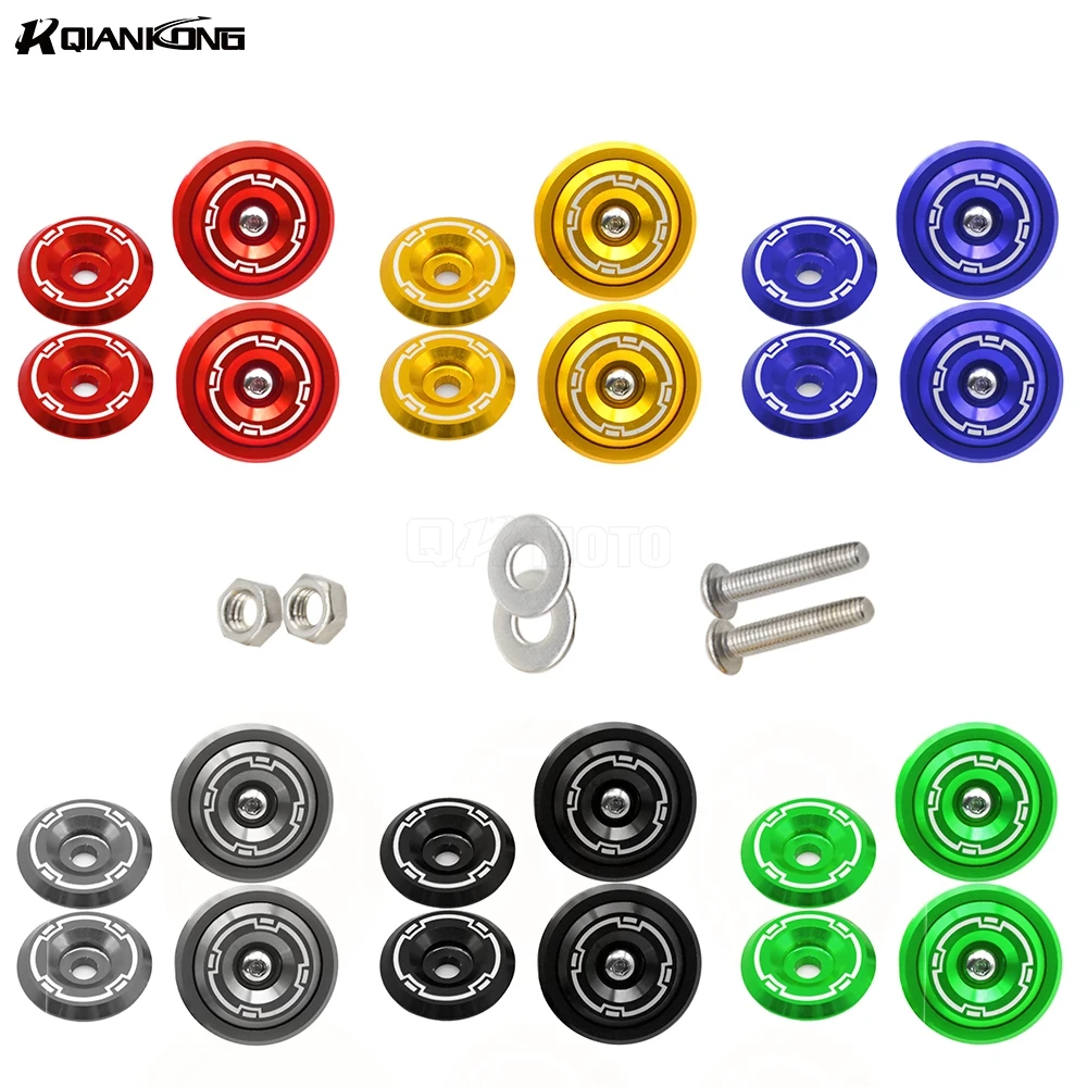 

CNC Motorcycle Accessories CNC Aluminum Frame Hole Cap Cover With Screws 5M Fairing Guard For Kawasaki Z900 2017 2018 z900 z 900