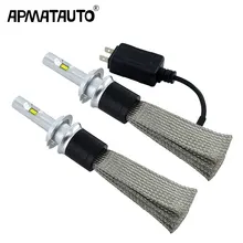 2x H7 светодиодные лампы 9600lm белый 90 Вт Автомобильные фары H4 H11 H8 H9 9005 HB3 H10 9006 HB4 9012 автомобилей супер яркий светодиодный светильник