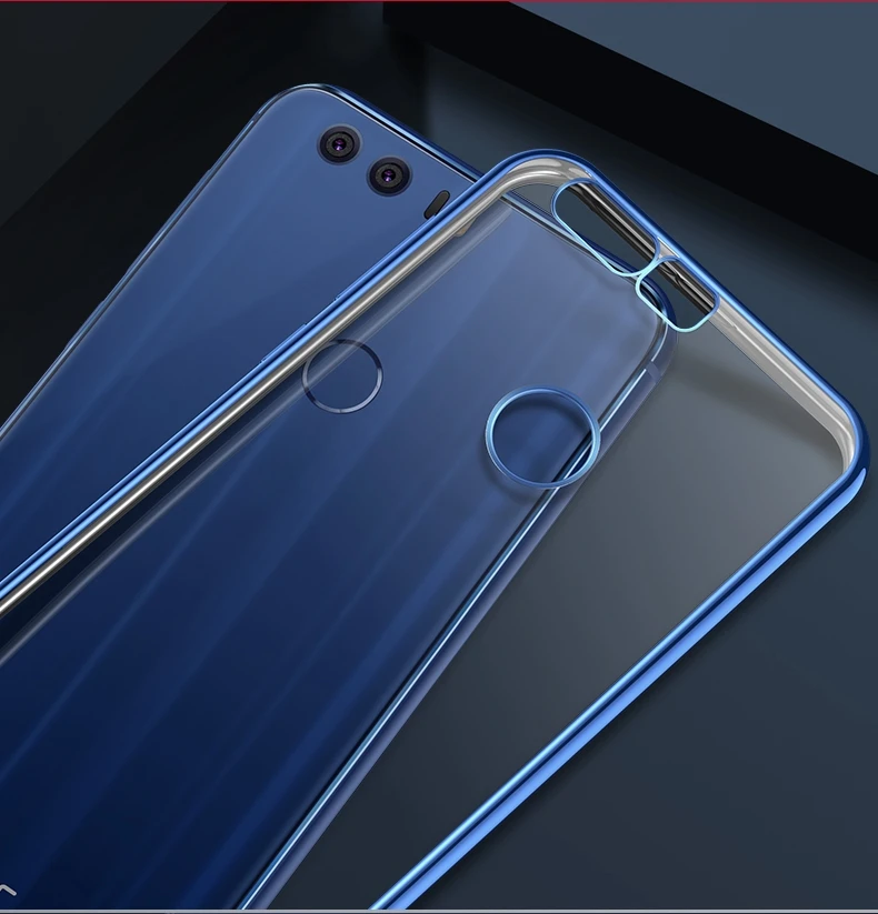 Роскошный чехол из ТПУ с покрытием для huawei Honor 8 9 10 Lite 20S 7A Pro 7C 8C 8X 9X Premium 10i View 20 чехол на P Smart Z Plus