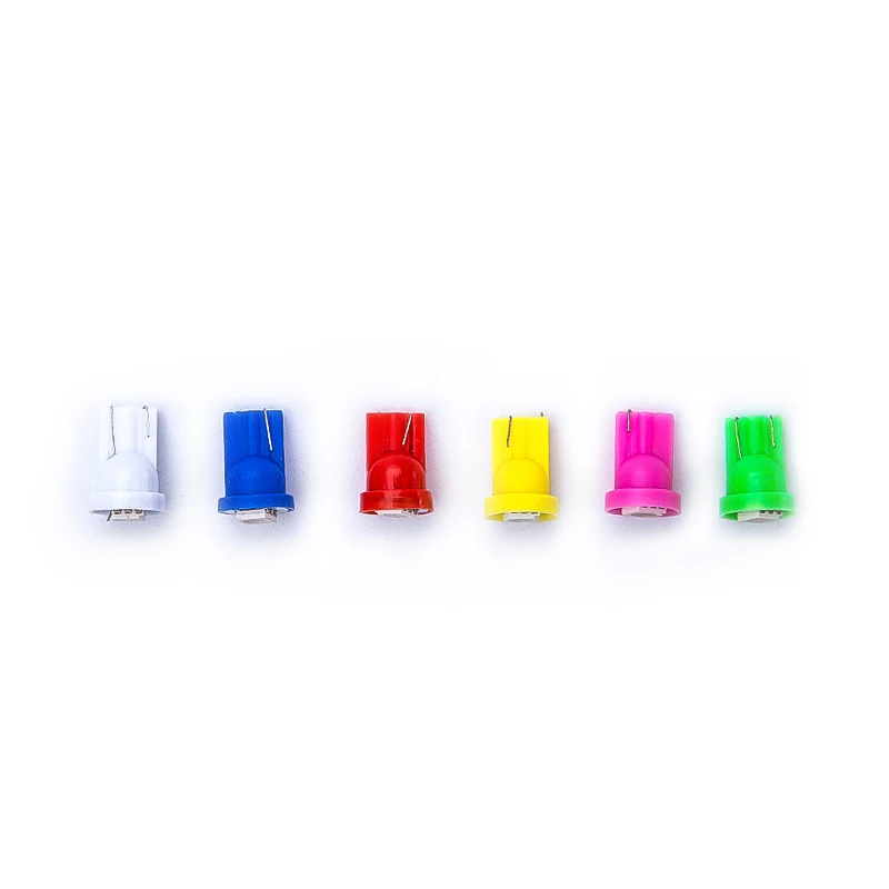 300 шт./лот цветной T10 1SMD 5050 LED 194 168 W5W автомобильный боковой клин задний фонарь для