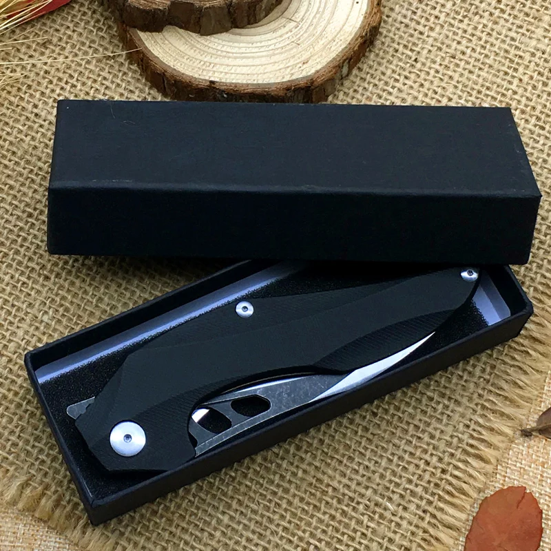 Новинка 2017 лучший складной карманный нож Dark Flipper для выживания лезвие D2 рукоятка G10 уличные охотничьи ножи