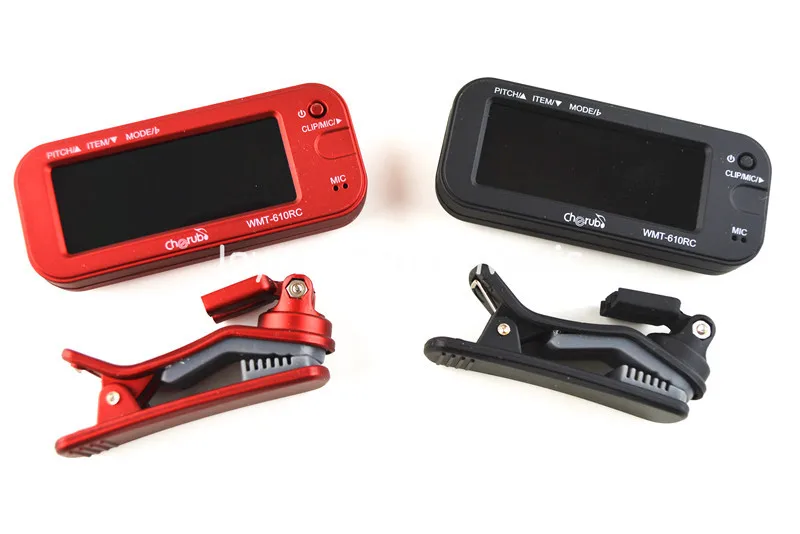 

Cherub WMT-610RC Reversible Clip Metro-Tuner For Guitar/Bass/Violin/Ukulele Red Black Free Shipping