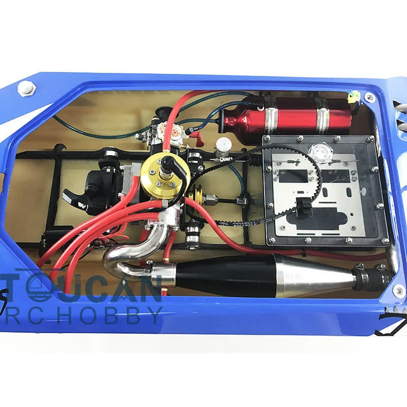 Катамаран G30F ARTR 50 дюймовый из стекловолокна с двигателем 30 куб. См для газовой
