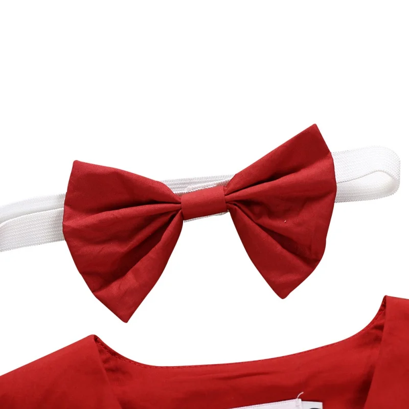2Pcs Baby Girls Dress Sets Kids Solid Pattern Dresses Casual Short Sleeve Tutu Sundress with Headband | Детская одежда и обувь