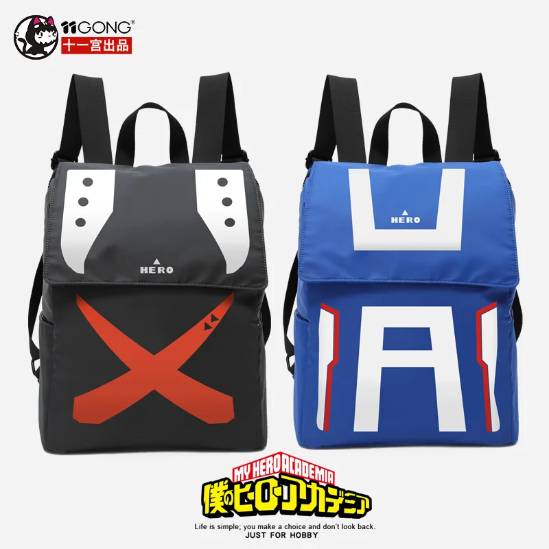 My Hero Academia Boku No Hero Akademia Bakugou Katsuki Backpack Cosplay Shoulders Bag For Traveler Student 39*15*30CM