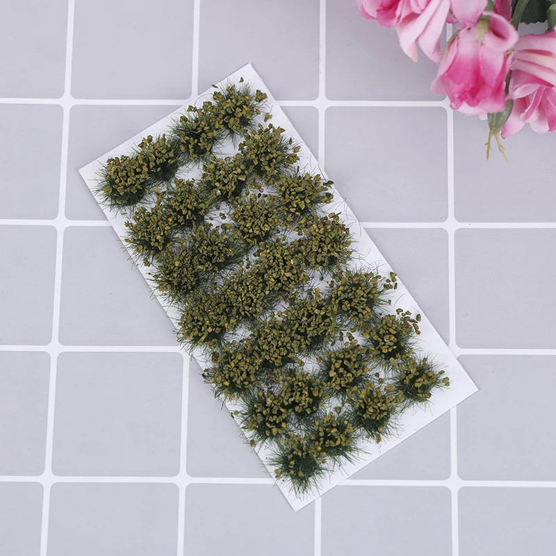 Модель моделирования ручной работы сцена имитация куста Масштаб трава Tuft иглы