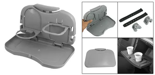 Универсальный Серый Авто Лоток Питание Таблица Настольная Подставка Пейте