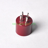 2pcs red 4pin tube base bakelite socket u4a 300b 2a3 triode valve diy repair audio parts