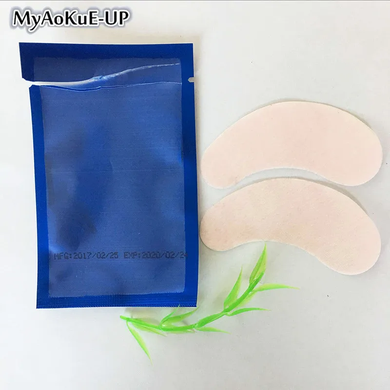 Одноразовые накладки для ресниц MyAoKuE 50 пар патчи искусственных свободные