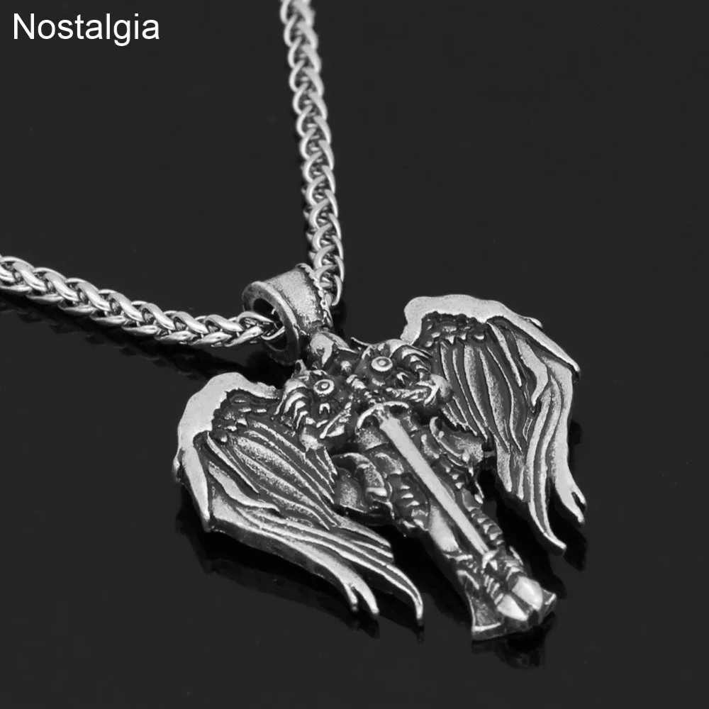 Archangel защитный амулет Ирландский Крест Diablo Крылья ангела языческий кулон