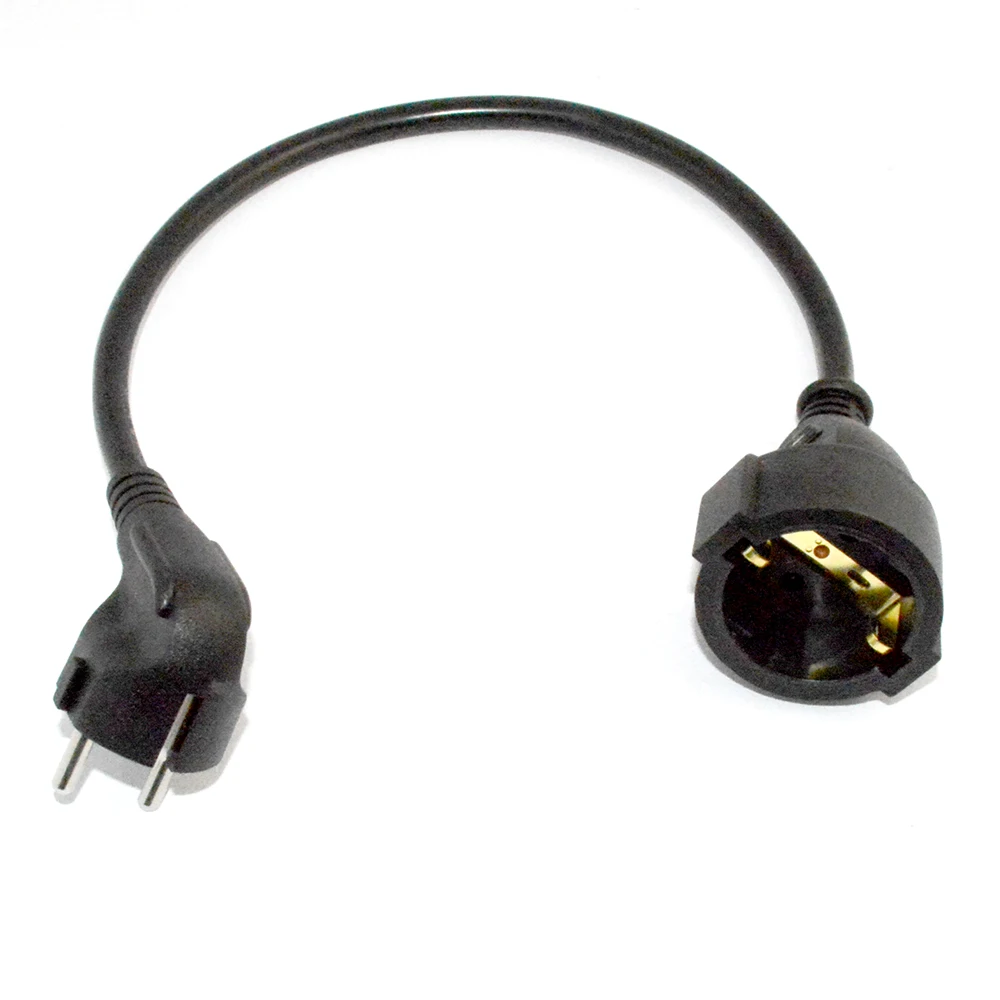 UPS/PDU Европейский стандарт силовой свинец ЕС 2 Pin папа CEE7 женский адаптер кабель