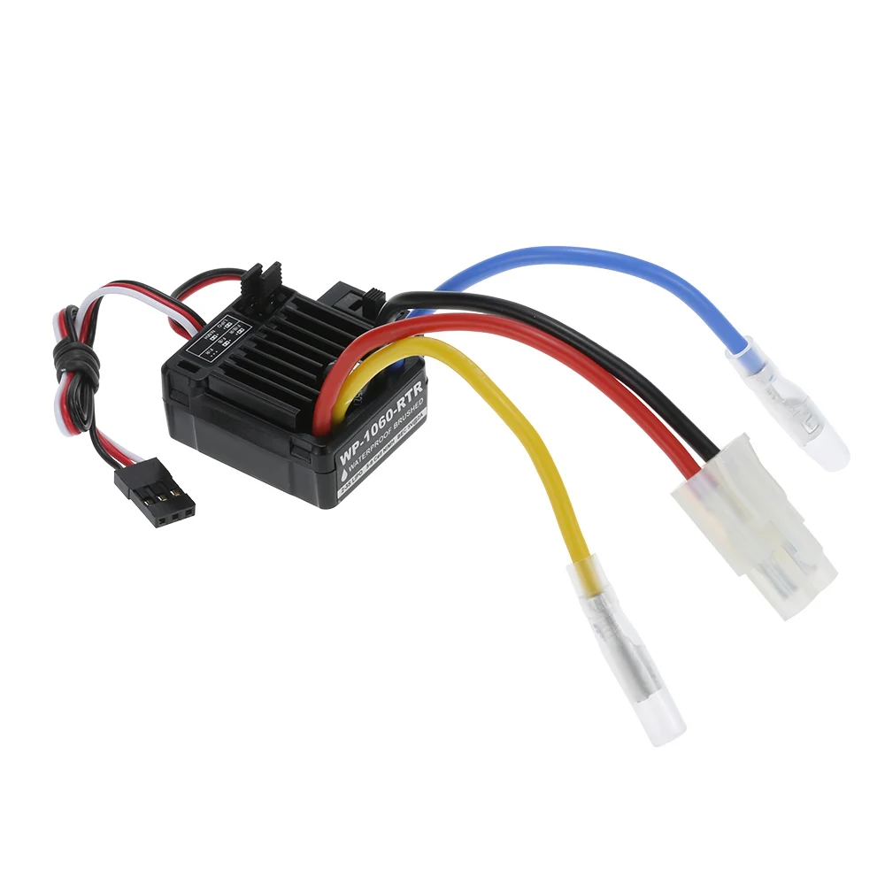 WP 1060 RTR водонепроницаемый матовый 2 S 3 60A ESC для 1/10 Tamiya Traxxas Redcat HPI RC Car|60a esc|esc 60aesc brushed |