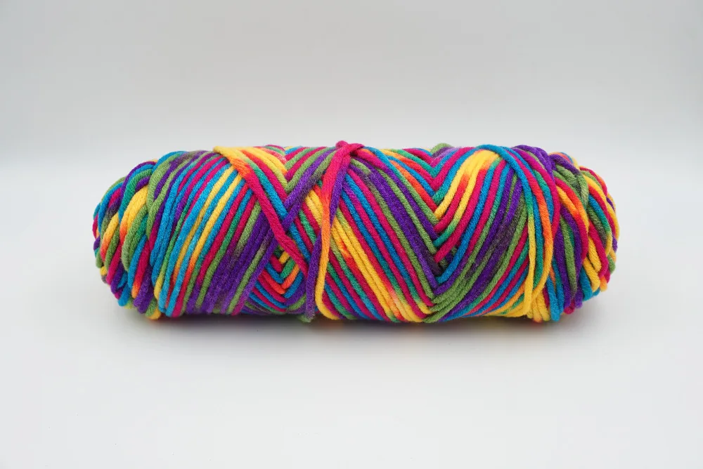 6 шт. Детская хлопчатобумажная пряжа натуральная мягкая молочная толстая для