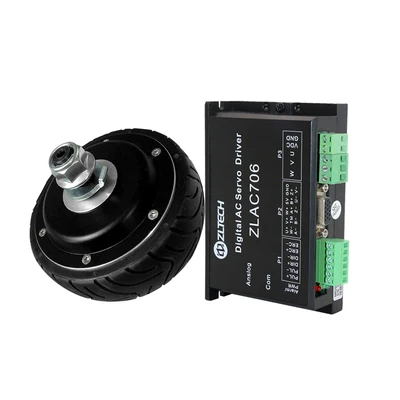 DC24V 4 дюйм миниатюрный Серводвигатель колеса типа Робота встроенный фотоэлектрический энкодер 1024 линии