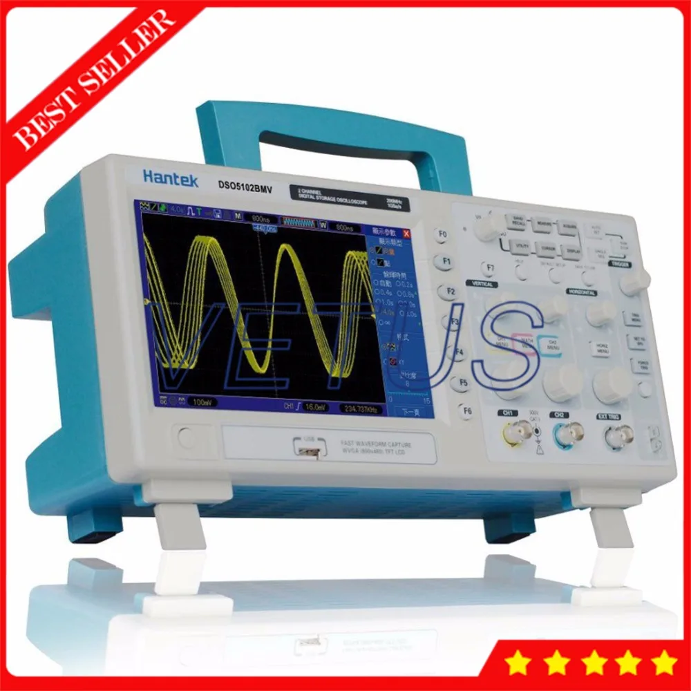 Осциллограф Hantek DSO5102BMV 2 канала 100 МГц|storage oscilloscope|digital storage oscilloscopedigital oscilloscope |