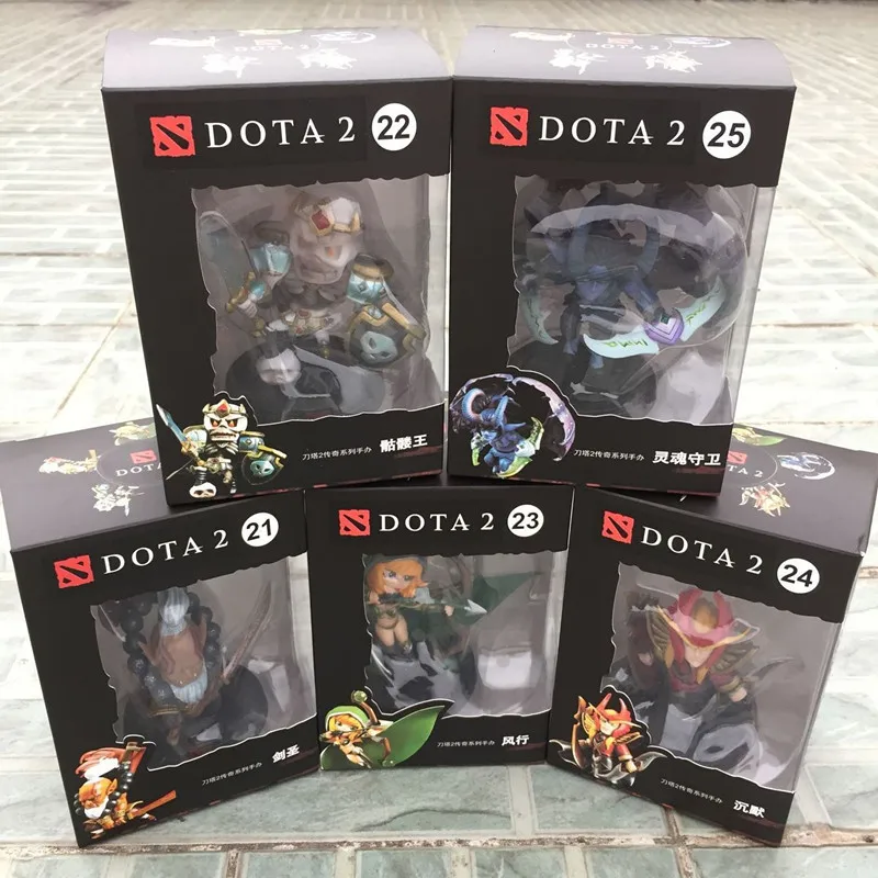 WOW DOTA 2 игровая фигурка Kunkka Lina Pudge queen Tidehunter CM FV ПВХ Фигурки Коллекция Dota2