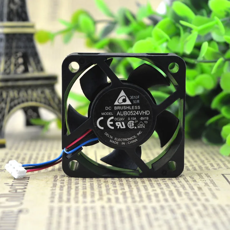 Новый оригинальный 5020 DC24V 0.15A AUB0524VHD 5 см инвертор Охлаждающий вентилятор