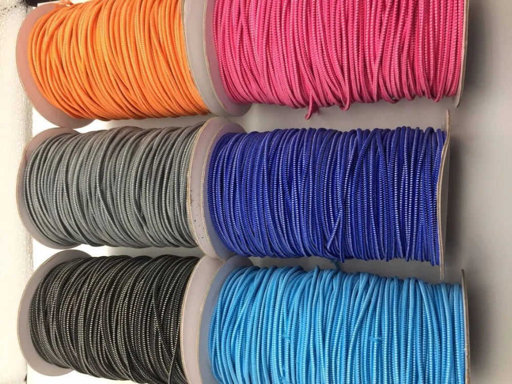 Высококачественный яркий в горошек прочный эластичный шнурок пять метров/лот |