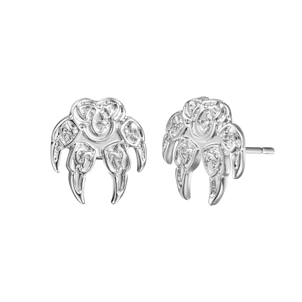 Волчья лапа серьги Викинг Punk языческий талисман славянские ювелирные изделия