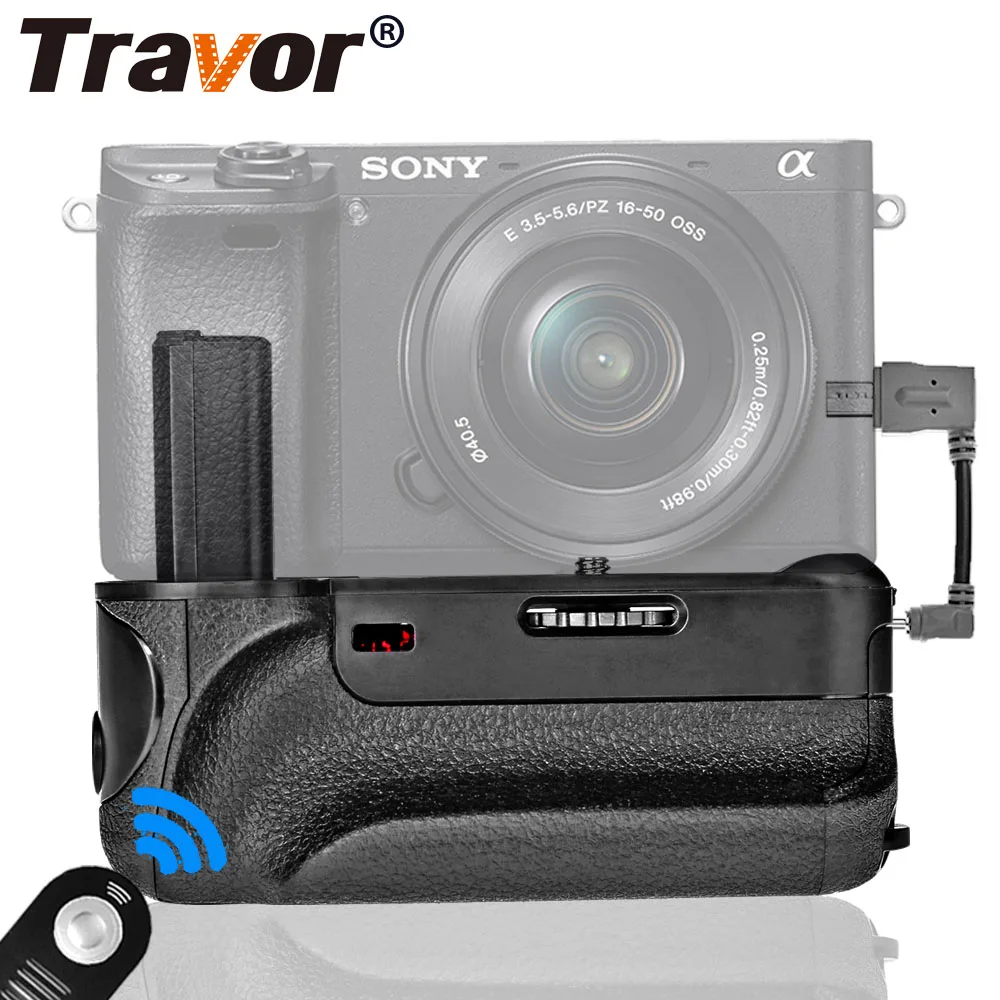 Travor Новое поступление батарейный блок с ИК функцией для камеры sony Alpha A6300|battery