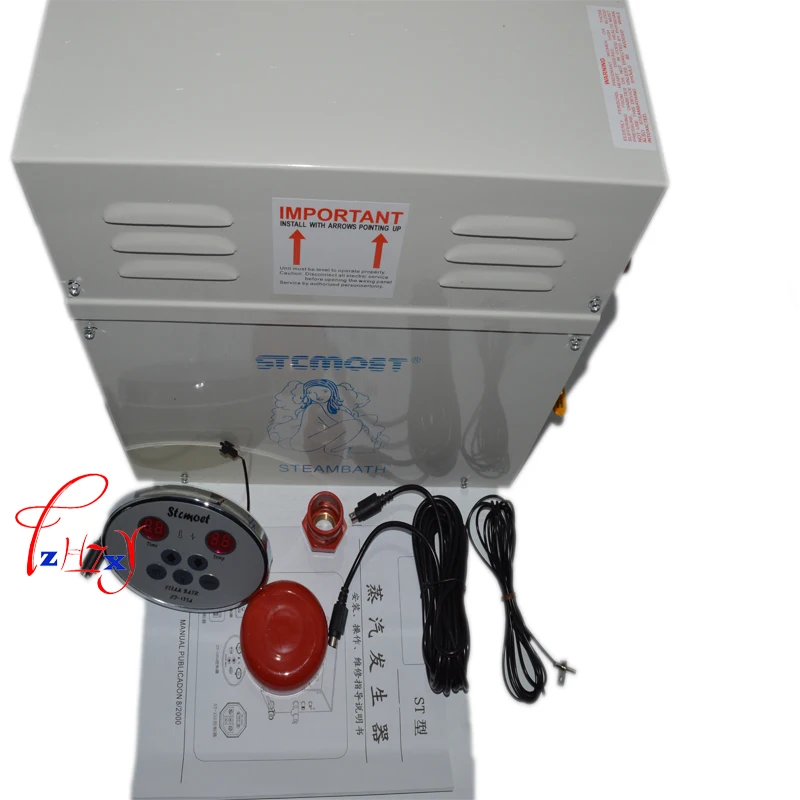 4.5KW 220V цифровой контроллер Пароварка для сауны бытовой пароочиститель портативный паровой генератор паровая Паровая машина ST-45