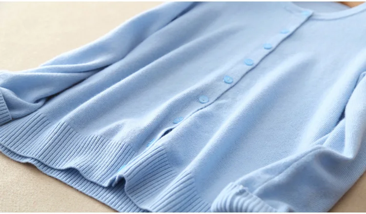 Женский кашемировый кардиган теплый вязаный свитер джемпер из Джерси на осень и