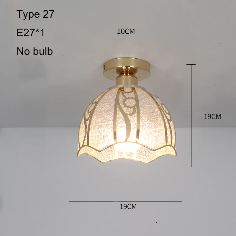 Type 27 no bulb Современный потолочный светильник, светодиодный потолочный светильник, винтажный плафон, клетка, плафонье, хрустальная лампа для столовой, кухни, Lampara Techo - Цвет корпуса: Type 27 no bulb