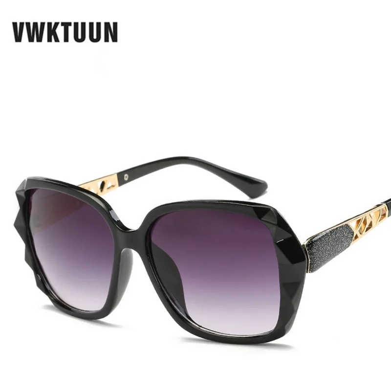 

Vwktuun Негабаритный Солнцезащитные очки женские брендовые дизайнерские Винтажные Солнцезащитные очки для женщин Ретро градиентные очки бол...