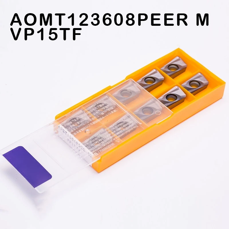 50 шт./компл. aomt123608peer M VP15TF Вольфрам вставить Держатели инструментов магазин MGEHR &