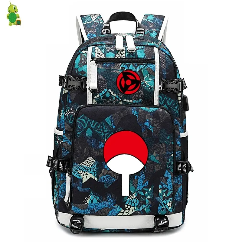 Аниме Наруто Uzumaki рюкзак для женщин и мужчин рюкзак для ноутбука школьные сумки для подростков большой емкости рюкзак для путешествий Повседневный Рюкзак - Цвет: 18