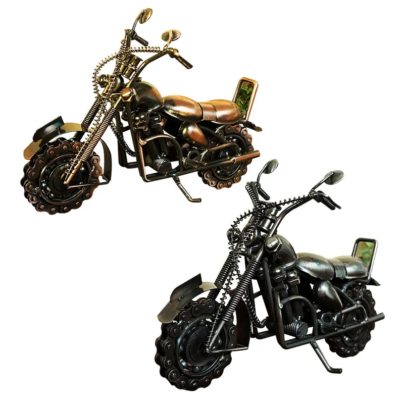 Фон для фотосъемки модель мотоцикла фигурки металлические поделки украшения