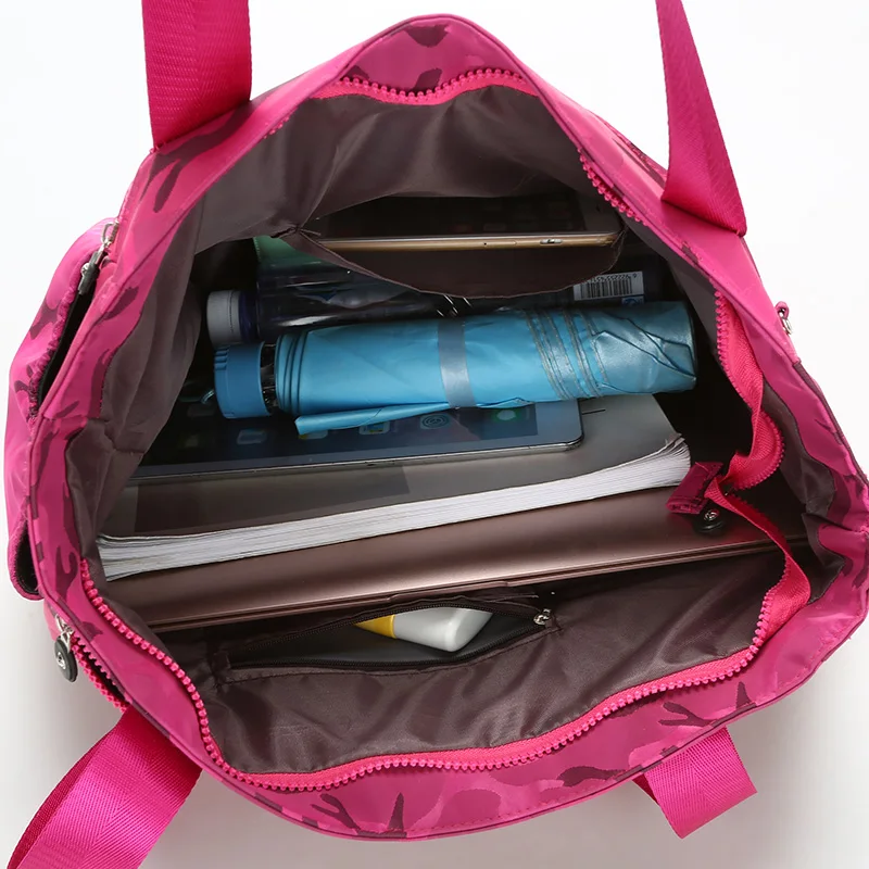 Камуфляжная сумка через плечо обтягивающая для покупок легкая мягкая