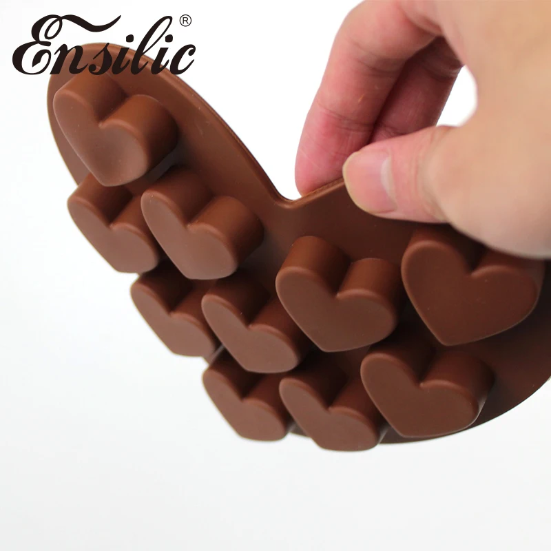 В форме сердца силиконовые формы для кубиков льда качество Толстые мороженое