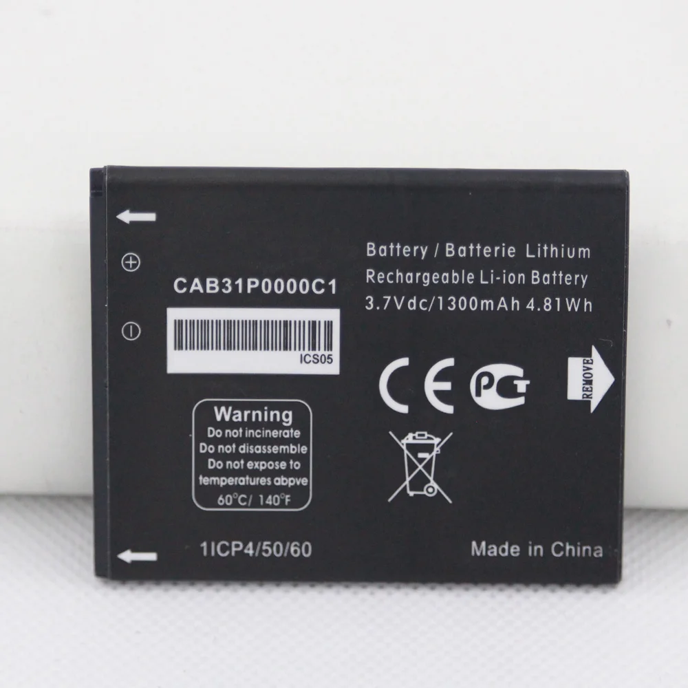 

10 шт./лот сменный CAB31P0000C1 аккумулятор для смартфона Alcatel one touch 4033D 4032D POP C3 Pixi 4007D BY71 батарея