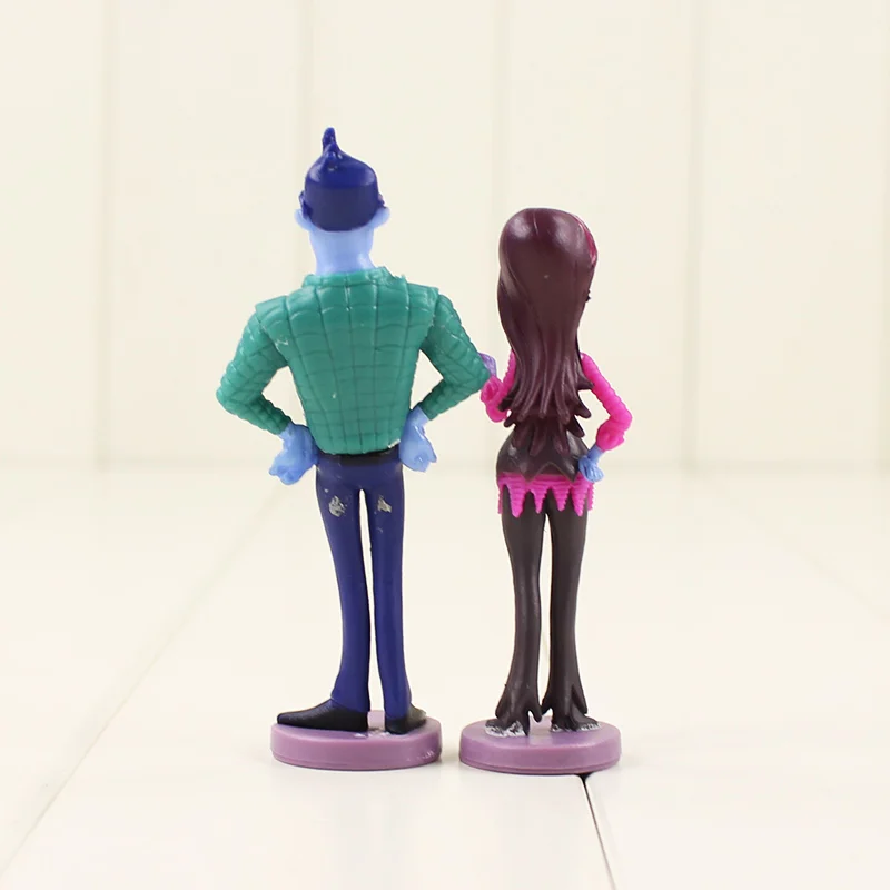 6-9 см 6 шт./лот фильм Junior Vampirina Вампир Девушка папа мама друзья Собака Фигурка модель игрушки подарок