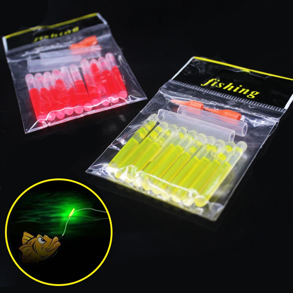 Светящиеся флуоресцентные световые поплавки для ловли карпа 5 шт./10 шт./лот 4 0*38