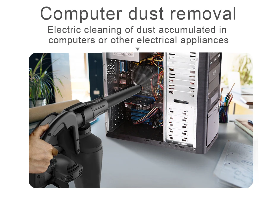 4 стиль 1000W 220V 6-Скорость высокая эффективность Электрический воздушный воздуходувка пылесос продувания пыльной бури сборный компьютер очиститель пыли