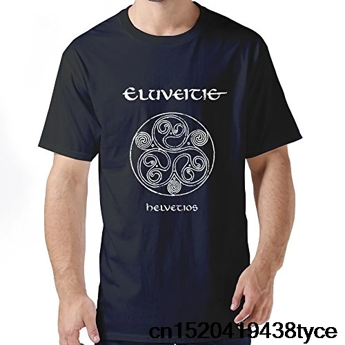 Возьмите футболки для печати Экипаж шеи Eluveitie корейский стиль короткий рукав с