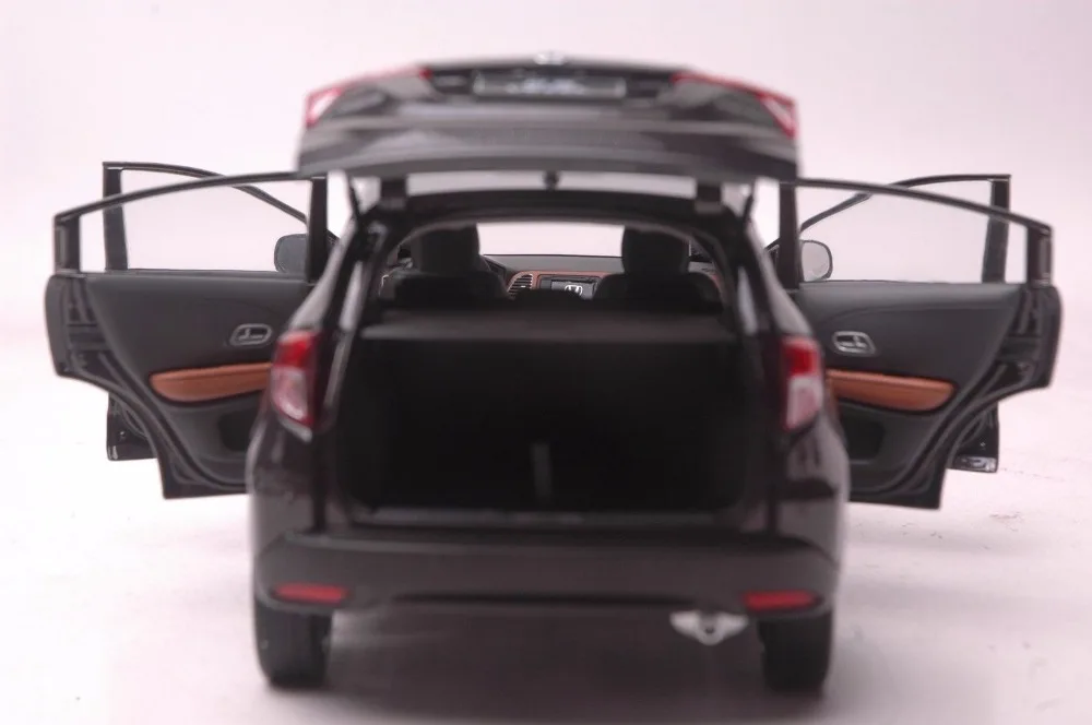 1:18 литая под давлением модель для Honda Vezel HR-V черный Внедорожник игрушечный автомобиль миниатюрная коллекция подарки HRV HR V