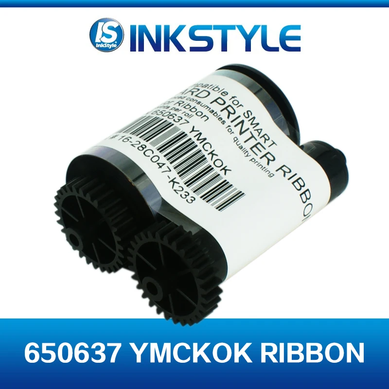 Совместимость IDP Smart 650637 YMCKOK Цвет ленты 200 печать для IDP 30 s 30D 50 s 50L карты принтера