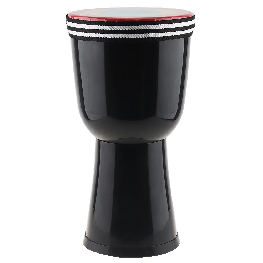 8 дюймов прочный Африканский Djembe барабан Красочные ABS баррель ПВХ кожи легкий детский ручной барабан 3 цвета на выбор